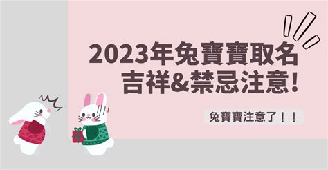 兔寶寶取名|2023兔寶寶取名吉祥＆禁忌用字｜有這個字一生不愁 